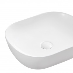 465*375*115mm Above Counter Rectangle Matt White Ceramic Basin Counter Top Wash Basin 465*375*115mm Above Counter Rectangle Matt White Ceramic Basin Counter Top Wash Basin